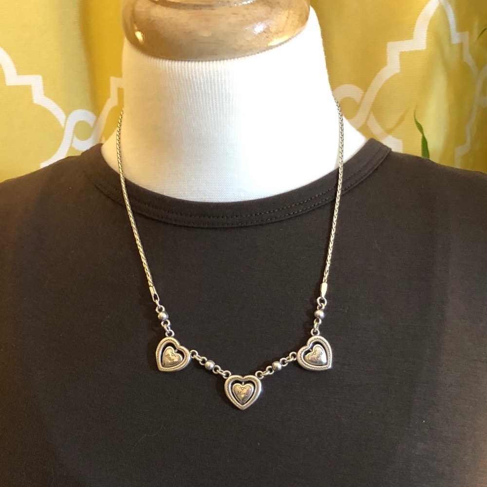 COPY - FOR KIM. Brighton Body Mind Spirit 3 Swivel Hearts Pendants
